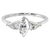 Modern Natural Marquise Diamond 1.30cts & Diamond 0.55cts Ring in 18k Gold For Sale - Image 3 of 8