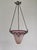 Charles Schneider French Art Deco Pendant Light by Le Verre Francais Schneider - 1925 Cameo Chandelier France For Sale - Image 4 of 12