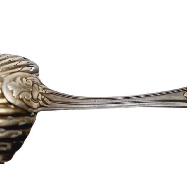 Silver Bidermeier Marinated Tomatos Spoon, France, 1900s For Sale - Image 8 of 18