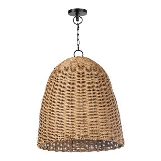 Regina Andrew Beehive Outdoor Pendant, Weathered Natural, Small For Sale