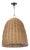 Regina Andrew Beehive Outdoor Pendant, Weathered Natural, Small For Sale