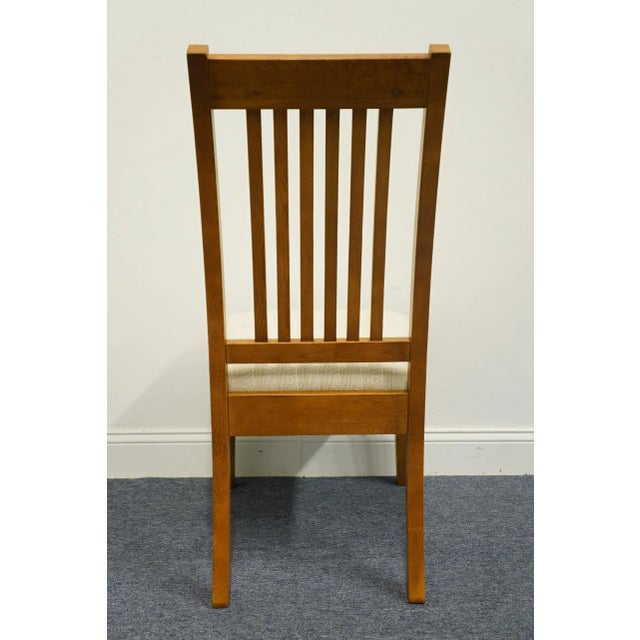 Universal Furniture Solid Oak Mission Shaker Style Dining Side Chair For Sale In Kansas City - Image 6 of 11