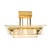 A striking Art Deco chandelier by Petitot, crafted in France circa 1935, this exceptional piece embodies the Machine Age...