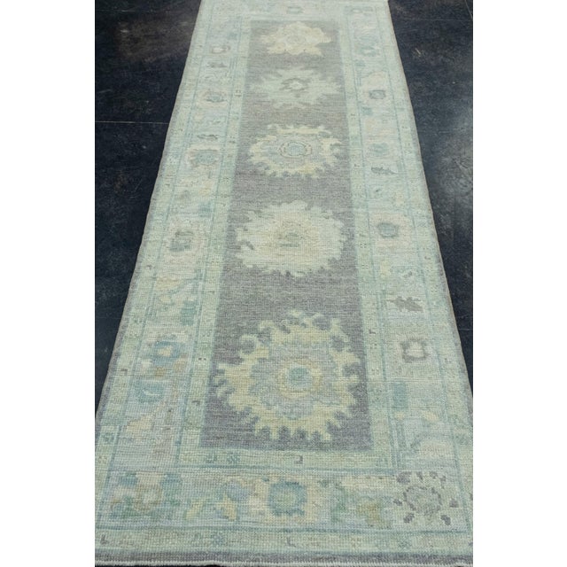 Turkish Oushak Runner Rug 2'11" x 8'7" #17451 Explore a curated collection of hallway runners, wool rugs, and handmade...