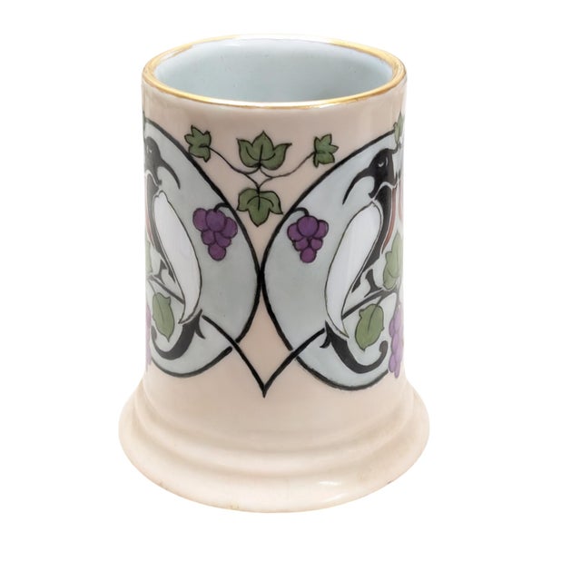 Dated 1915 in Santa Monica, CA on the bottom. Lovely ceramic cup by Rosenthal.