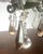 French Crystal Beaded Chandelier C. 1900's For Sale - Image 10 of 12
