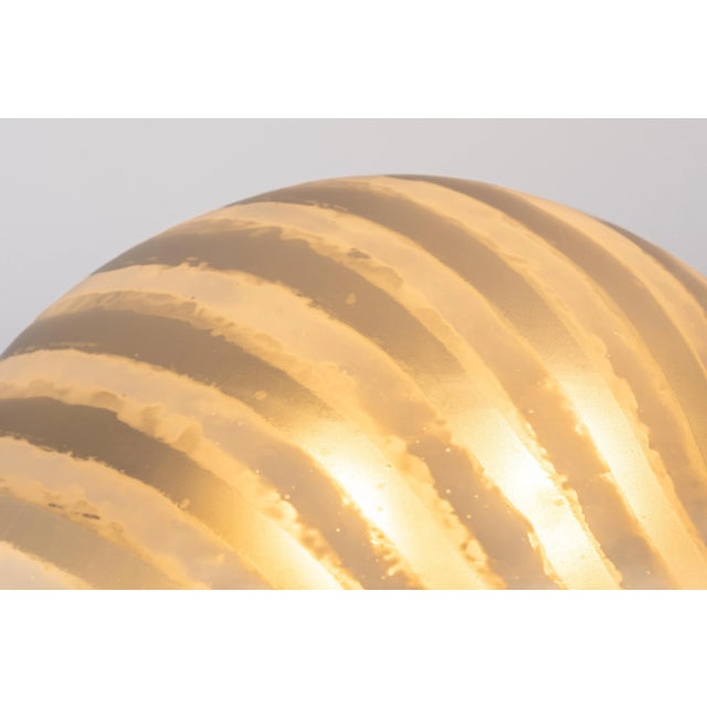 German Flushmount in Glass from Peill & Putzler, 1970s For Sale - Image 9 of 11