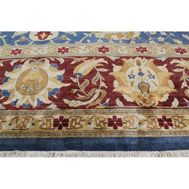 Textile Handwoven Oushak Style Area Rug 12’0″ X 15’3″ For Sale - Image 7 of 13