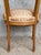 Pair Antique Hand Carved French Side Chairs With Fortuny Style Upholstered Seats For Sale In Washington DC - Image 6 of 7