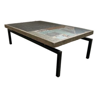 Brutalist Coffee Table by Paul Kingma, 1965 For Sale