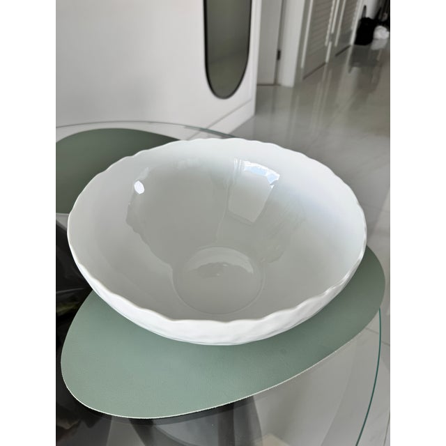 Bernardaud “Digital” Large Porcelain Bowl – Contemporary French Design For Sale - Image 11 of 12
