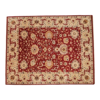 Indian Sultanabad Design Carpet - 8'1" X 10'3" For Sale