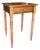 American Early 19th Century Sheraton Style Cherry Single Drawer Side Table. For Sale