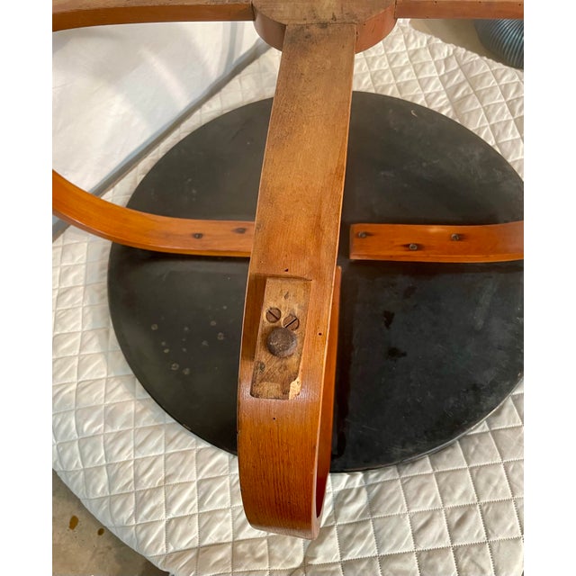 Thonet Attributed 1930s Art Deco Bent Wood Coffee Table For Sale - Image 9 of 12