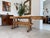 Restored antique workbench, designer bench, German spindle. Dimensions: Height x Width x Depth 78 x 197 x 87 cm. For sale...