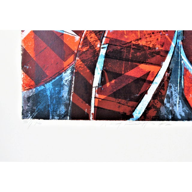 Blue Howard Bradford, Red Boats #2, 1963 For Sale - Image 8 of 11