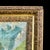 Antique Early American S. E. Groff Landscape Oil Painting of Mountain Cabin Scene W/ Original Gold Frame For Sale In San Diego - Image 6 of 10
