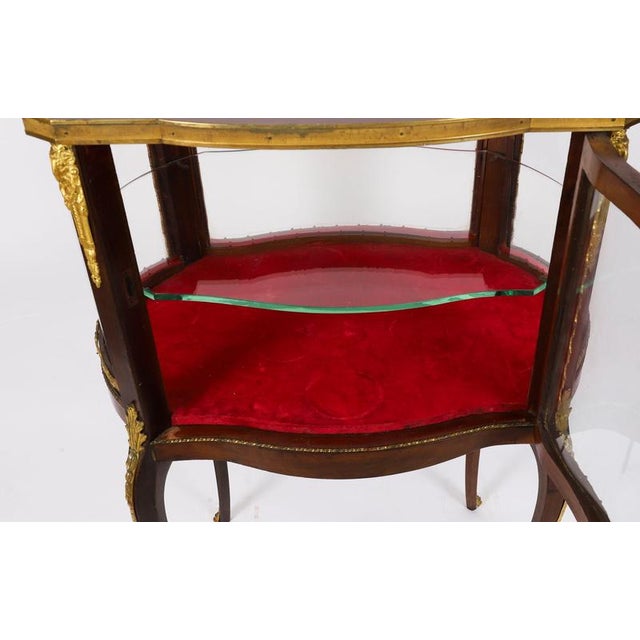 Antique Ormolu Mounted Bijouterie Display Cabinet, 19th Century For Sale - Image 12 of 18