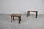 Lovely set of brutalist oak nesting tables. Primitive and robuste design. 1960s - Belgium. Good condition. Dimensions of...
