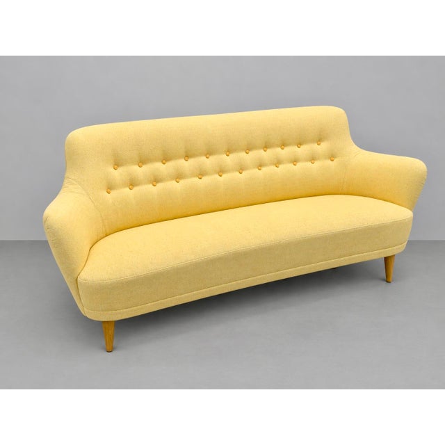 Samsas 3-Seater Sofa by Carl Malmsten, Sweden, 1923 For Sale - Image 4 of 4