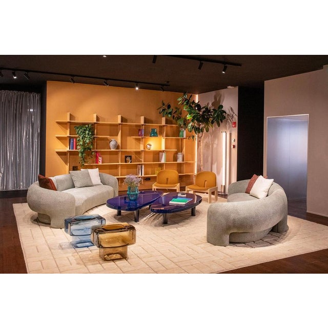 Tangelder Fluid Joinery Glass Side Table by Linde Freya for Cassina For Sale - Image 16 of 17