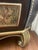 Gold Late 20th Century Bombe Chest With Embossed Floral Panels, Gold Detail – Hollywood Regency Style For Sale - Image 8 of 10