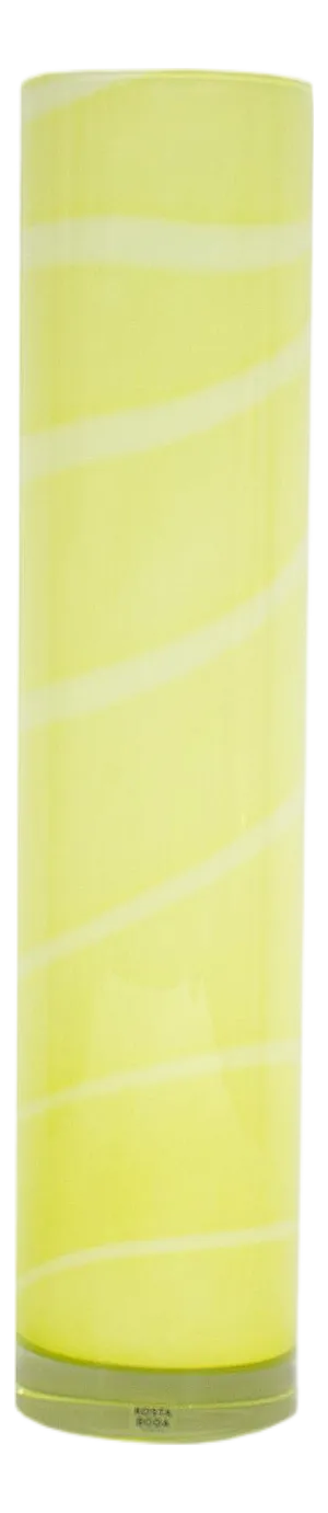 “Samoa” Yellow Glass Vase by Anna Ehrner for Kosta Boda