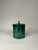 Mid-Century Modern Mid 20th Century Turquoise Cylindrical Goatskin Lidded Box in the Style of Aldo Tura For Sale - Image 3 of 7