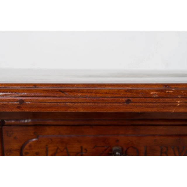 18th Century Swiss Bankers Merchant Table For Sale In Sacramento - Image 6 of 13