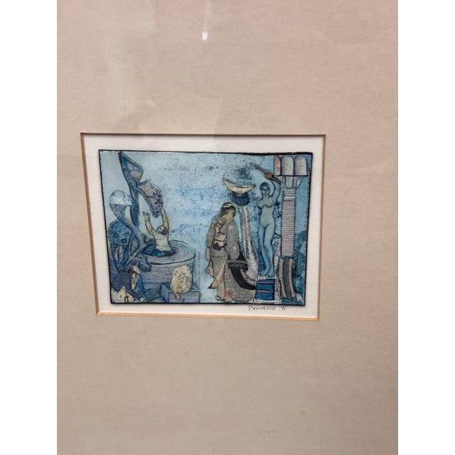Ivory Christine Peirano “Kimono Series #9” Collage, Framed For Sale - Image 8 of 12