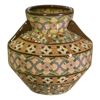 Ceramic Vase by Jean Gerbino for Vallauris, 1940s For Sale