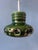 Mid-Century Green Ceramic Pendant Light, West Germany For Sale - Image 12 of 12