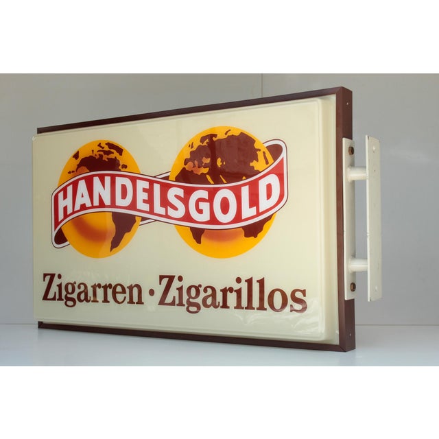 Handelsgold Cigars Display Neon Sign, 1970s For Sale - Image 16 of 18