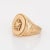 Antique Victorian Signet Ring Family Crest c1898 Sz 8 1/2 10k Yellow Gold Men's For Sale - Image 4 of 7