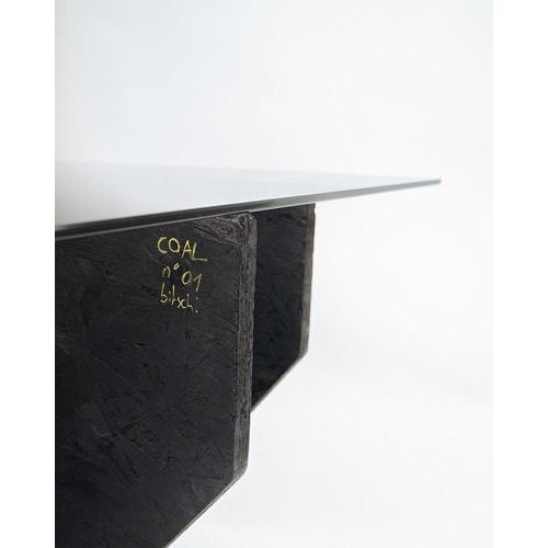 Black Coal Coffee Table by Arthur Bitsch For Sale - Image 6 of 8