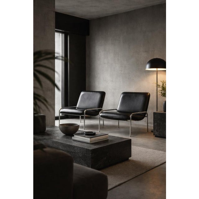 1970s Vintage Minimalist Chrome Armchairs from Thonet, 1970s, Set of 2 For Sale - Image 5 of 18