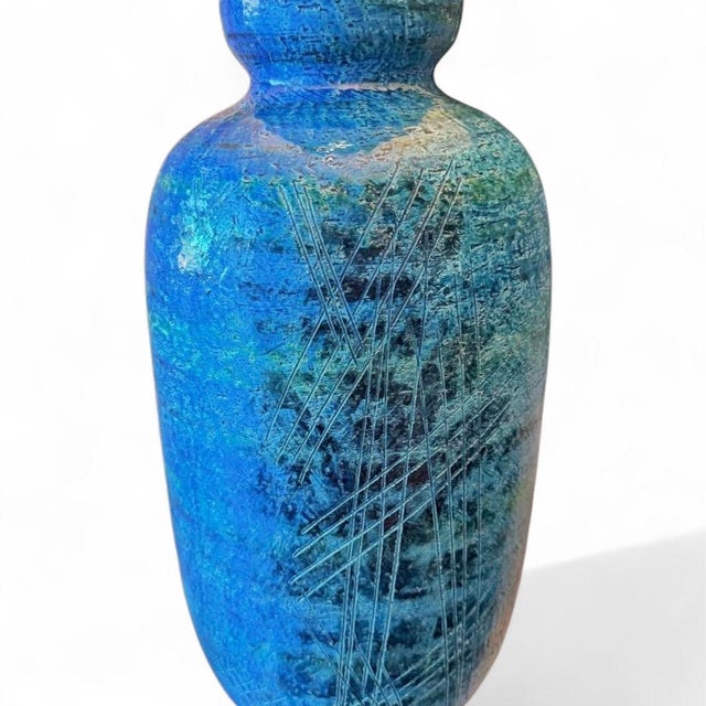 A truly monumental table lamp designed by the very well-known and prolific ceramics artist, Aldo Londi. Its body was...