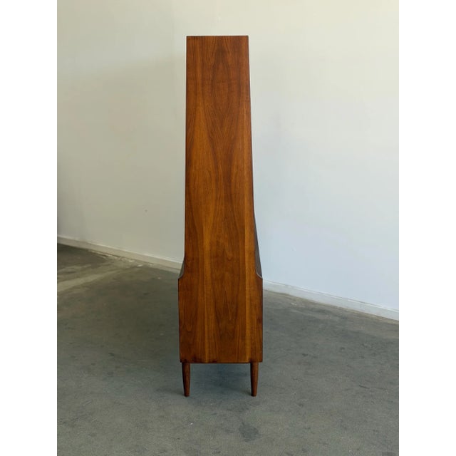 Mid-Century Modern Mid-Century Modern Walnut Wall Unit/ Room Divider For Sale - Image 3 of 13