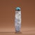 Late 19th Century Late 19th Century Glass Snuff Bottle With Enamel Landscape Scene, 119g For Sale - Image 5 of 9