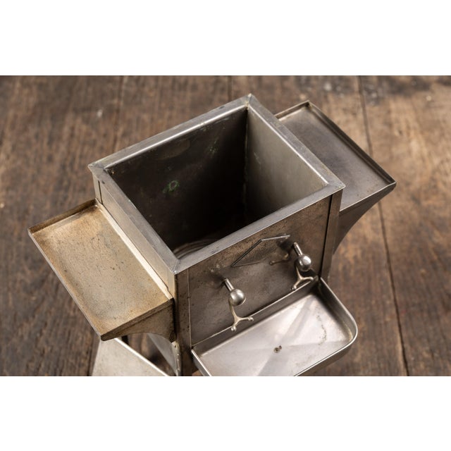 Silver Stainless Steel Salesman Sample Cooling Machine by Wf Dougherty For Sale - Image 8 of 9