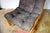 Wood Vintage Brutalist Corduroy Lounge Chair, 1970s For Sale - Image 7 of 10