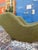 Reclining Chair in Moss Green Bouclé, Italy For Sale - Image 10 of 11