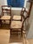 Chestnut 7 Antique Hitchcock Style Chairs in Excellent Condition For Sale - Image 8 of 8