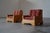 Rustic Oak Lounge Chairs, France, 1960s, Set of 2 For Sale - Image 5 of 14