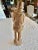 Wood Early 20th Century Wood Hand Carved Fisherman Statue For Sale - Image 7 of 12