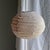 Textile Small Japanese-Style Rattan and Natural Linen Pendant Light For Sale - Image 7 of 18