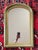 Vintage Green and Gold Arched Mirror For Sale - Image 9 of 10