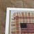 Wood Vintage American Folk Art Fiber Textile Flag, Framed, 29” Square For Sale - Image 7 of 12