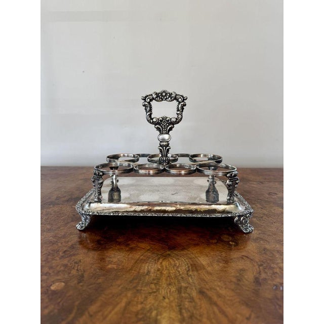 Antique Georgian Bottle Cruet Set, 1800s, Set of 8 For Sale - Image 9 of 10