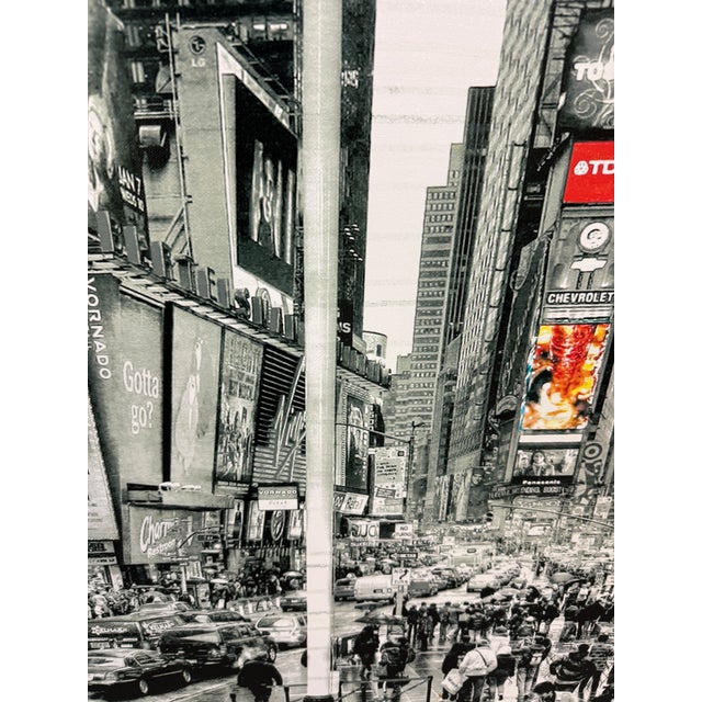 Pop Art New York City Times Square Black & White Photography Wall Art For Sale - Image 3 of 12